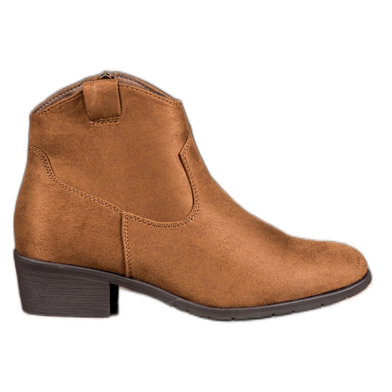 Filippo Suede cowboy boots brown