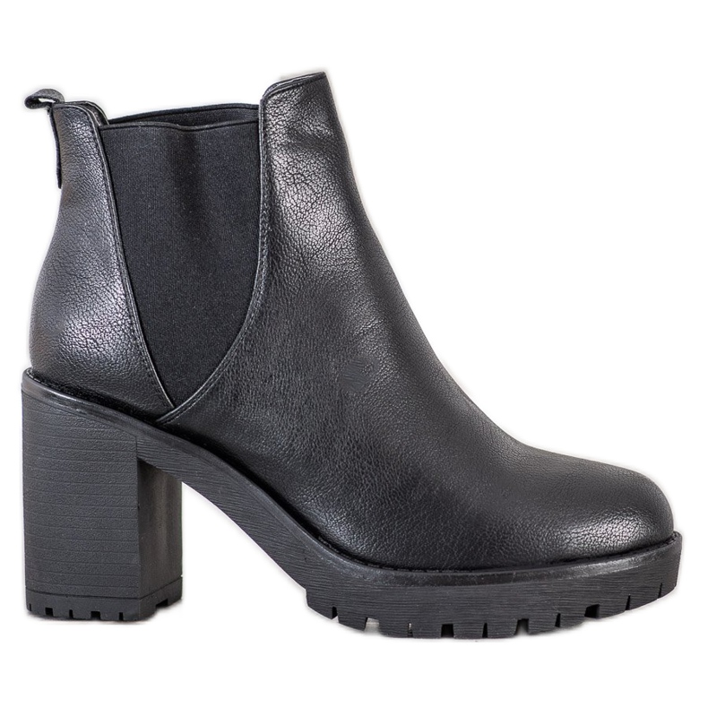 Flyfor Classic Chelsea Boots On The Platform black
