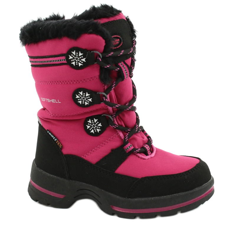 American Club American softhell waterproof boots SN13 / 20 fuchsia black pink