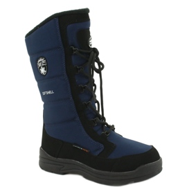 American Club American softshell boots with SN12 / 20 navy membrane black