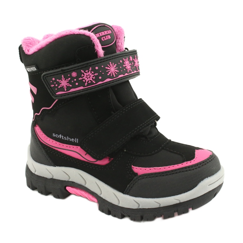 American Club American waterproof boots with HL46 / 20 membrane black pink