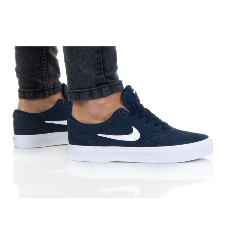 Nike Sb Charge Suede (GS) Jr CT3112-400 shoe navy blue