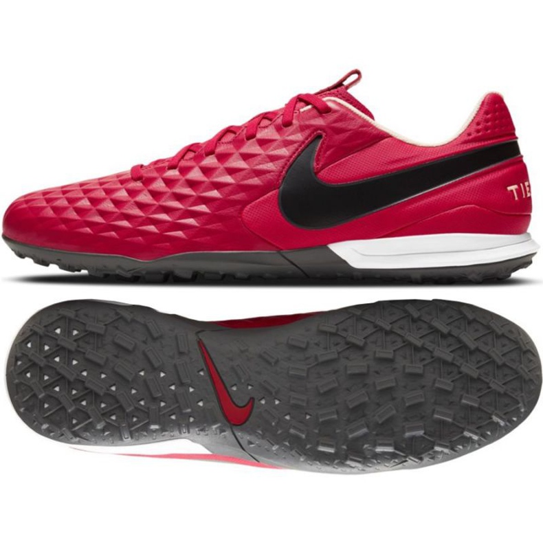 Nike Tiempo Legend 8 Academy Tf M AT6100 608 football shoe red oranges and reds