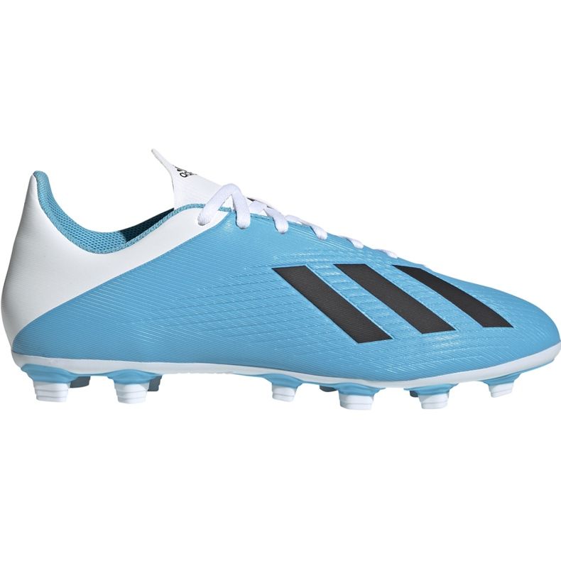 Football boots adidas X 19.4 FxG blue and white F35378 Football boots adidas X 19.4 FxG blue and white F35378