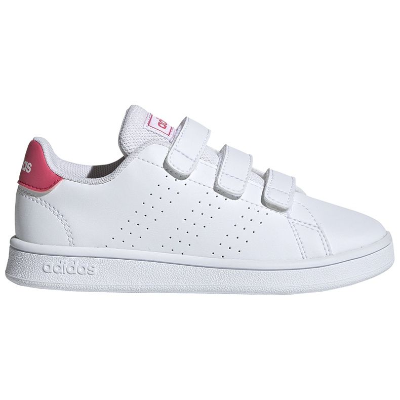 Adidas Advantage C children's shoes white and pink EF0221