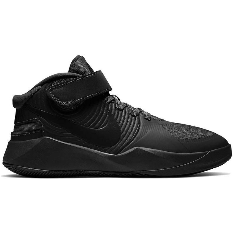 Nike Team Hustle 9 Flyease black children's shoes BV2952 010 Nike Team Hustle 9 Flyease black children's shoes BV2952 010