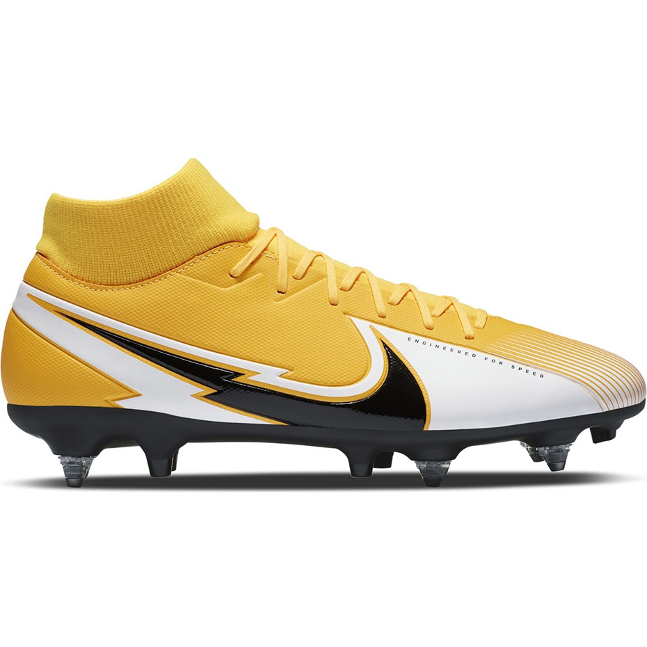 Nike Mercurial Superfly 7 Academy Sg Pro Ac BQ9141 801 football shoe yellow  orange - KeeShoes
