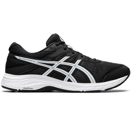 Asics Gel-Contend 6 black and white 1011A667 003 men's running shoes