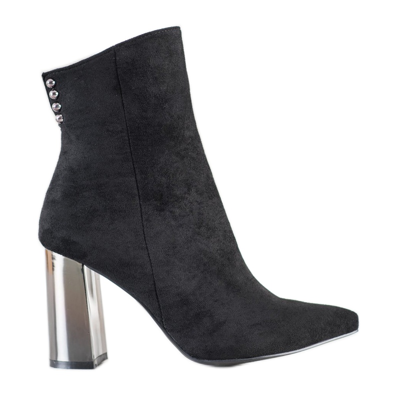 Janessa Fashionable Boots In Spitz black Janessa Fashionable Boots In Spitz black