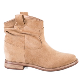 Marquiz Stylish cowboy boots beige