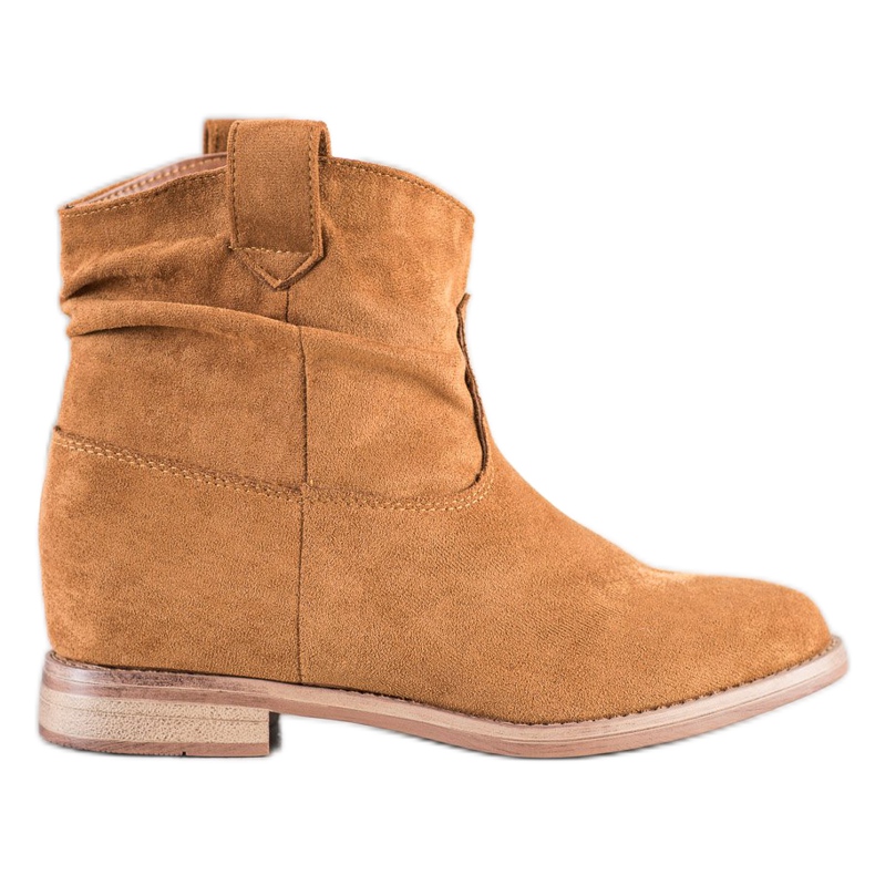 Marquiz Stylish cowboy boots brown