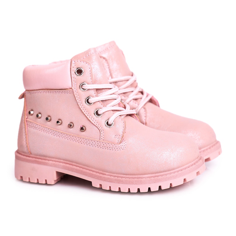 MSMG Children's Warm Boots with Studs Pink Gonzo