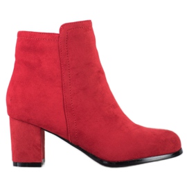 Wilady Fashionable red boots
