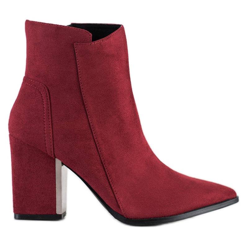 Corina Burgundy Fashion Booties red Corina Burgundy Fashion Booties red