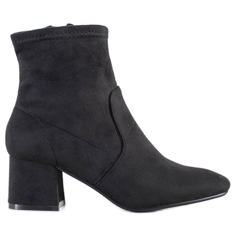 Cm Paris Elegant Suede Booties black