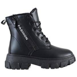 SHELOVET Fashionable Black Trappers