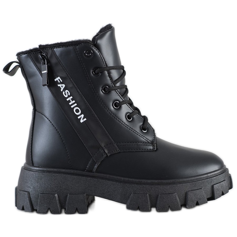 SHELOVET Fashionable Black Trappers