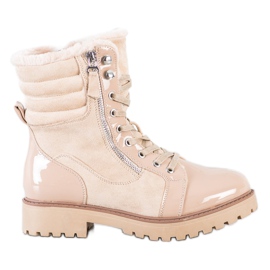 SHELOVET Stylish Trappers With Warming beige