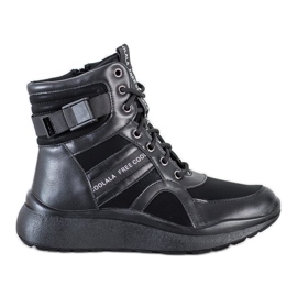 SHELOVET Insulated sports boots black