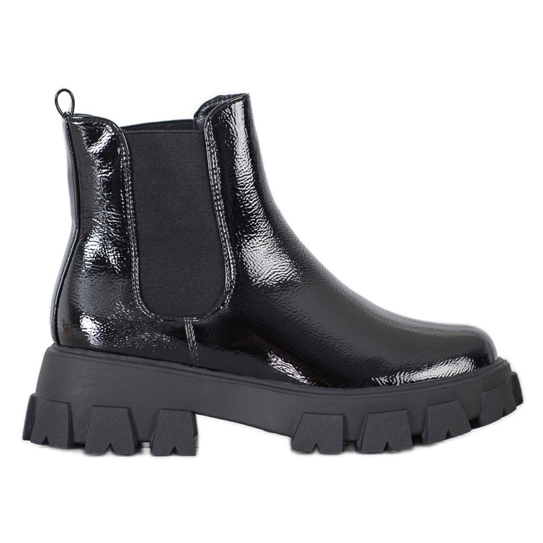 SHELOVET Chelsea Boots On Fashion Platform black