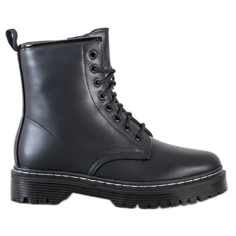 Weide Warm Boots With Eco Leather black