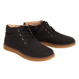 Men's warm ankle boots Sal Black 1306 Men's warm ankle boots Sal Black 1306