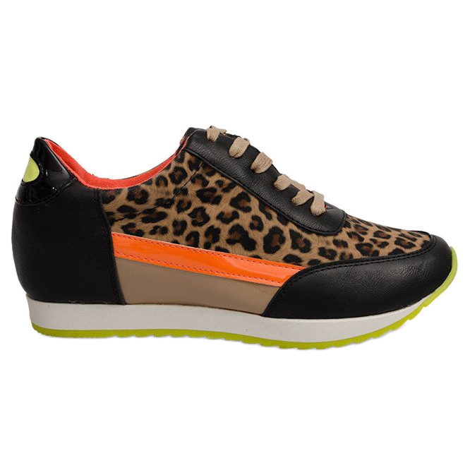 Sneakers Sport Sneakers E387 Brown multicolored