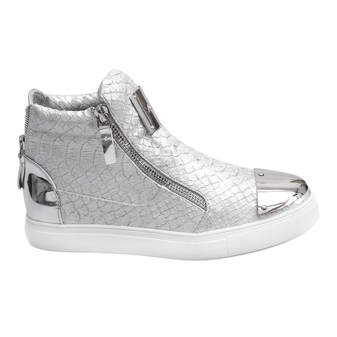 High-top Sneakers Q55 Silver