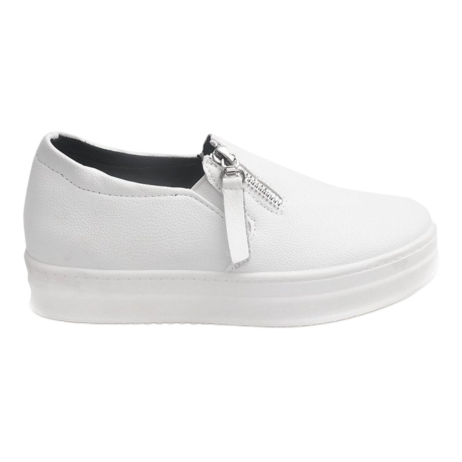 Creepersy Wedge Sneakers 888 White