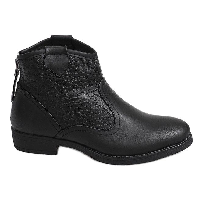 Low Shoes Cowboy Boots 248-PA Black Low Shoes Cowboy Boots 248-PA Black