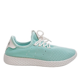 Green H935-6 slip-on sports shoes