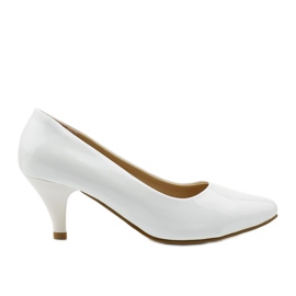 Classic white Deloney duck heels