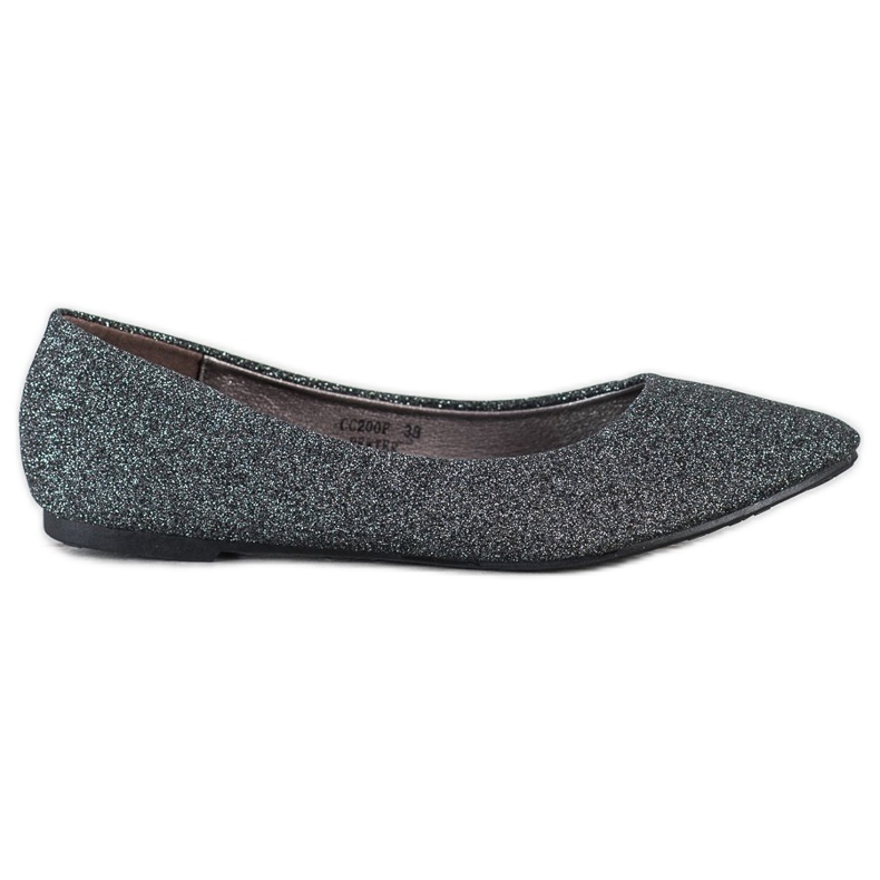 Seastar Glitter ballerinas silver grey