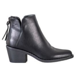 Kayla Comfortable Eco-leather boots black