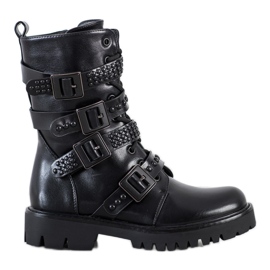 Yes Mile Rock Workers With Buckles black Yes Mile Rock Workers With Buckles black