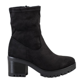 Flyfor High suede boots black