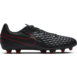 Nike Tiempo Legend 8 Club FG / MG M AT6107 060 football shoes black, red, black / silvery black