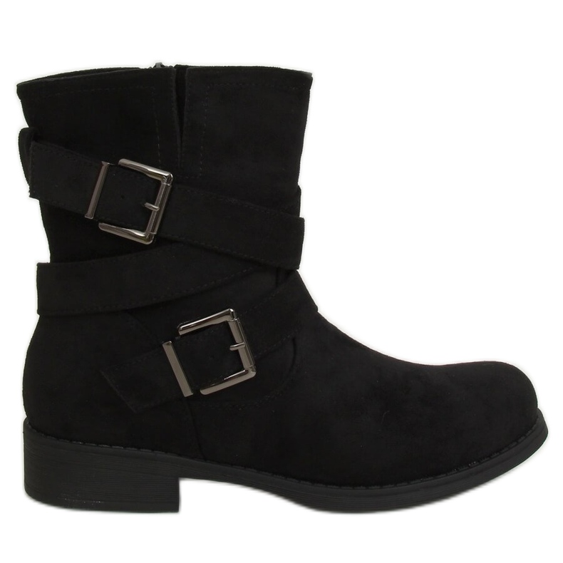 Black women's black boots 8037-PA Black