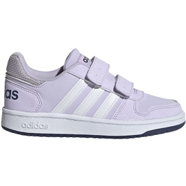 Adidas Hoops 2.0 Cmf light purple children's shoes EG3771