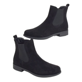 Classic black Chelsea boots for women MR-9 Black