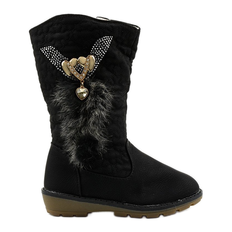 Eilris children's insulated boots for girls black
