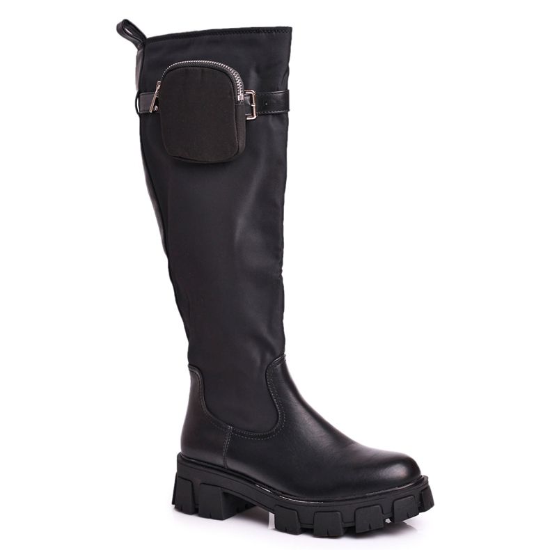 PS1 Black Remy women's boots with a kidney