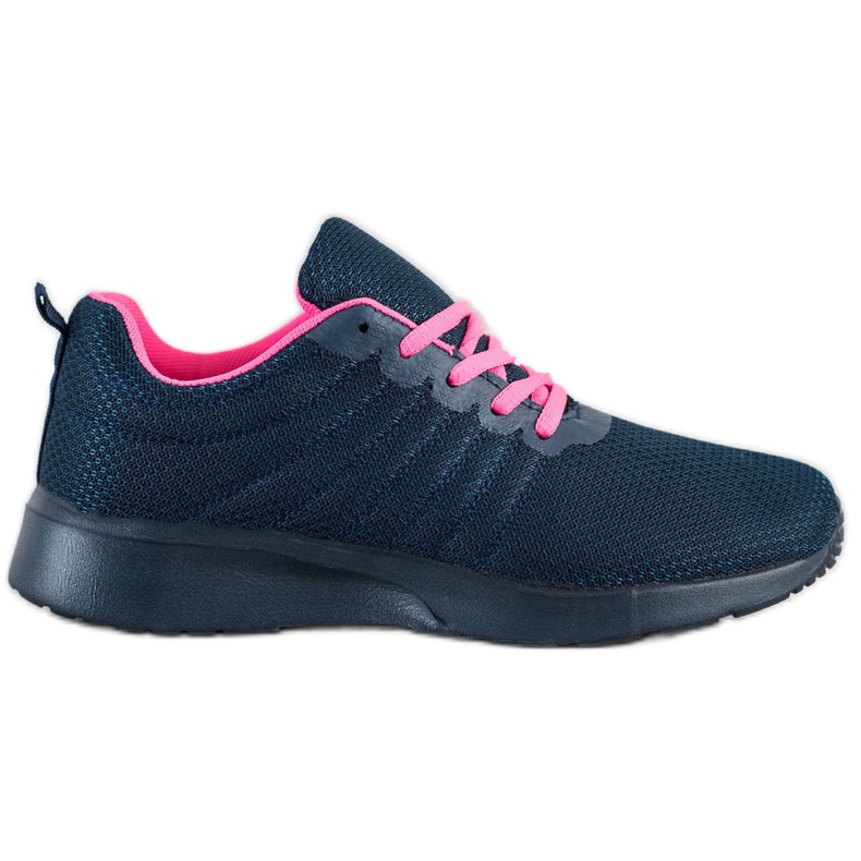 SHELOVET Navy blue sports shoes pink SHELOVET Navy blue sports shoes pink