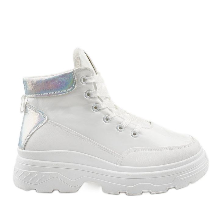 Ysleta white insulated sports boots silver Ysleta white insulated sports boots silver