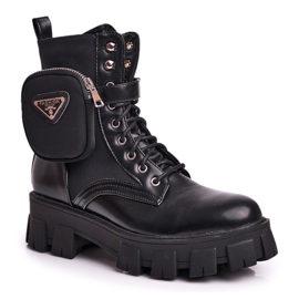 SEA Women's Boots Warmed On The Platform With Kidney Black Tension SEA Women's Boots Warmed On The Platform With Kidney Black Tension