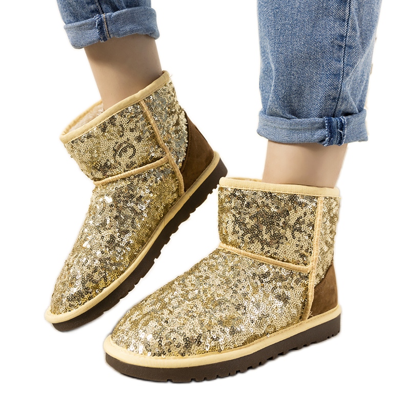 Beige insulated boots, emu type Autumnsnow