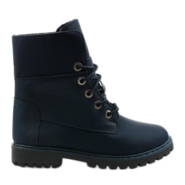 Navy blue insulated boots from Tent