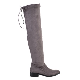 Seastar Gray Over The Knee Boots grey