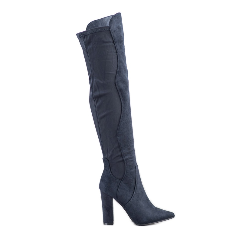 Sweet Shoes High Boots In Spitz navy blue blue Sweet Shoes High Boots In Spitz navy blue blue