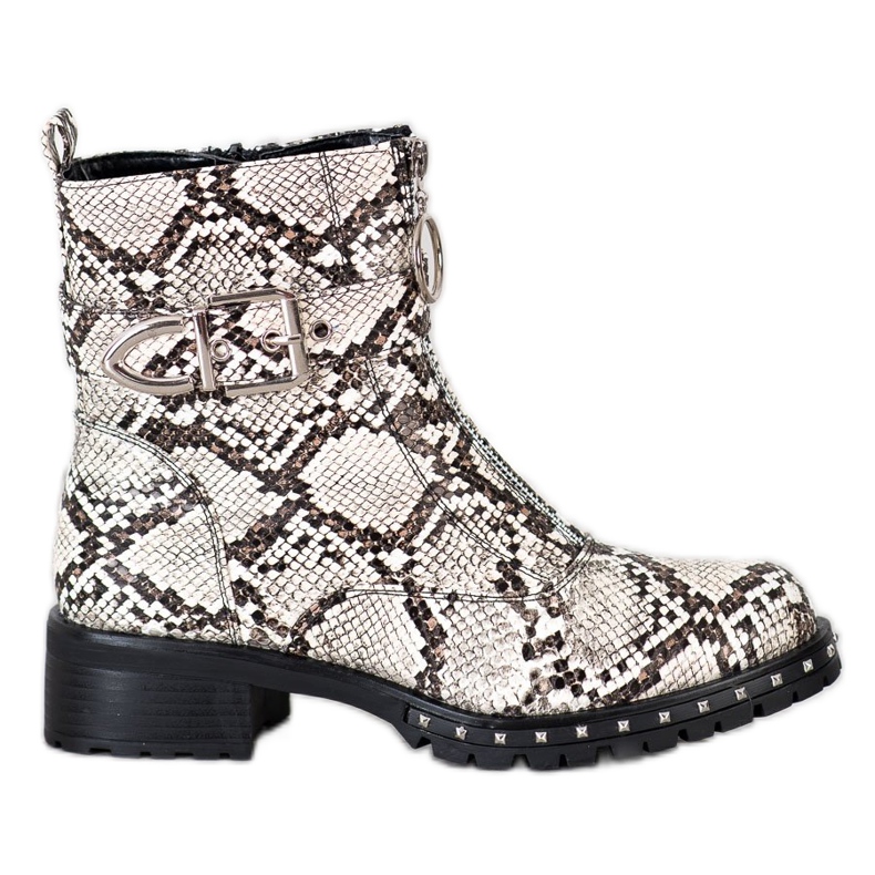 Kayla Stylish Snake Print Workers multicolored